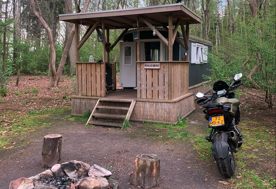 De natuur in op de motor, Geweldig een dikke 10 voor rust!