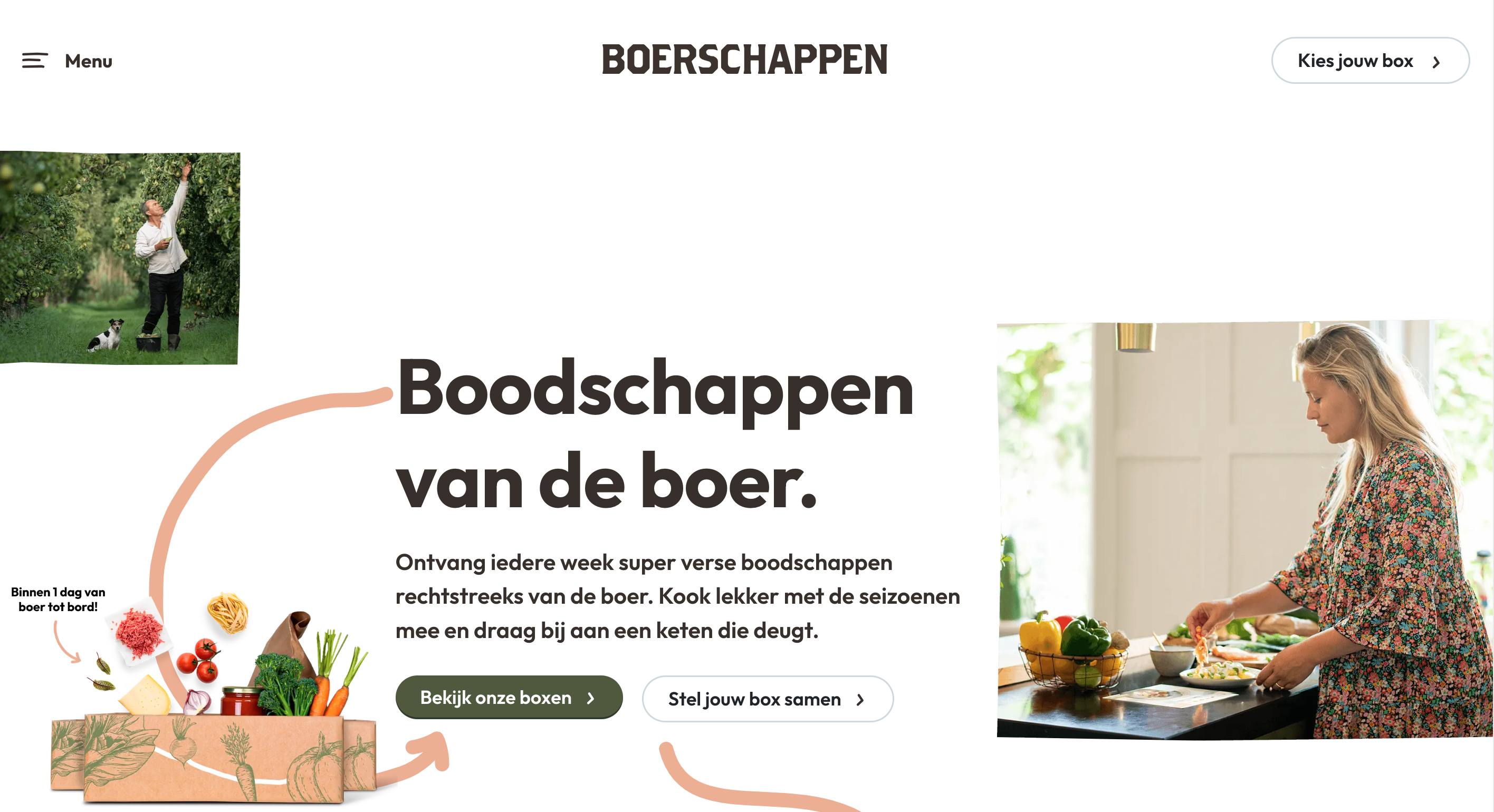Boerschappen - Duurzame voedselboxen